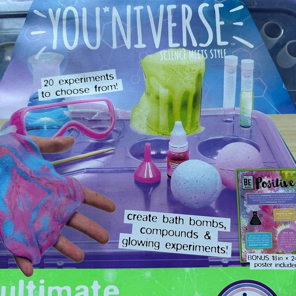 You*Niverse Ultimate Chemistry Lab 20 experiments bath bombs new in package - Picture 3 of 6